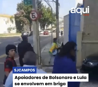 Apoiadores de Bolsonaro e Lula se envolvem em briga em São José dos Campos