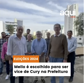 Depois de muita especulação, o candidato a vice-prefeito na chapa de Eduardo Cury foi anunciado pelo ex-prefeito