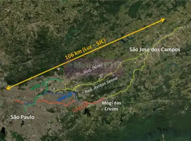 Trem entre São José e São Paulo tem orçamento inicial de R$ 6 bi