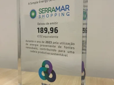 Serramar Shopping é reconhecido por iniciativas sustentáveis