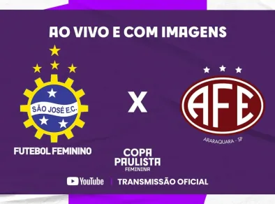 Centauro transmite ao vivo a partida entre Ferroviária e São José pelo Paulistão Feminino