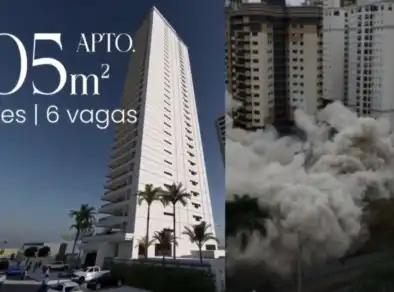 Após implosão, confira como é o projeto de prédio de alto padrão