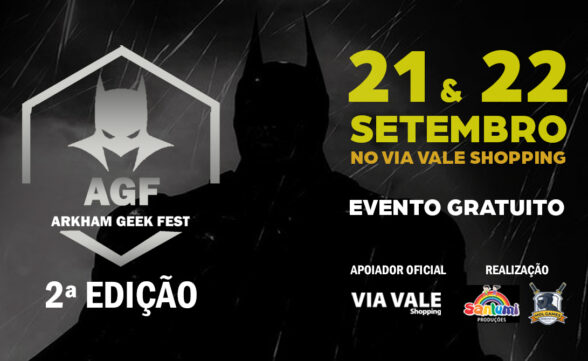 Via Vale Shopping recebe a 2ª edição do AGF em celebração ao Dia do Batman