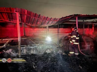 Idosa de 71 anos e dois cachorros são resgatados de incêndio em São José