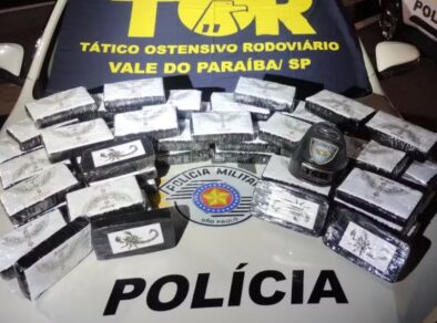 Polícia apreende R$ 7 milhões em drogas na Carvalho Pinto em São José