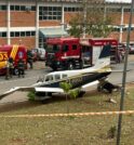 Avião de pequeno porte cai em Bragança Paulista