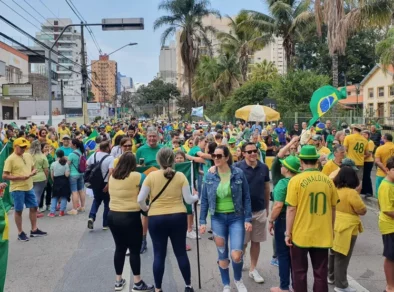 7 de setembro: direita promove manifestação pela liberdade