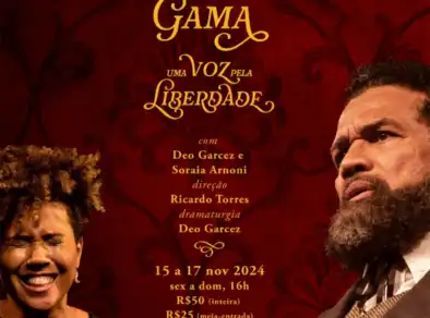 Espetáculo “Luiz Gama: Uma voz voz pela liberdade”