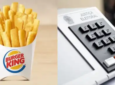 Burger King vai dar batata frita e onion rings grátis para quem votar
