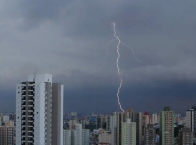 Alerta de tempestade com ventos de até 60 km/h é emitido para o Vale do Paraíba