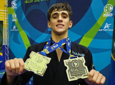 Joseense de 17 anos vence o Sul-Americano de Jiu-Jitsu