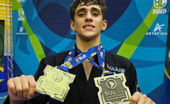 Joseense de 17 anos vence o Sul-Americano de Jiu-Jitsu