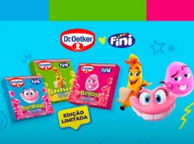 Fini e Dr. Oetker lançam sabores icônicos em nova linha de gelatinas