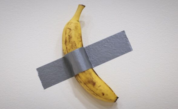 Banana é arrematada por R$ 35 milhões em leilão de arte