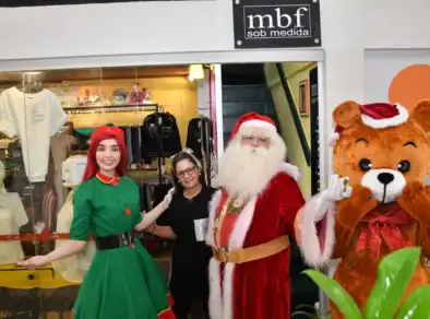 Shopping Esplanada recebeu Papai Noel no último sábado