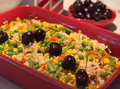 Chef ensina arroz natalino para a ceia