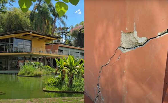 Jornalista e pesquisador critica má conservação da Residência Olivo Gomes em São José dos Campos