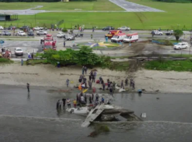 Avião ultrapassou pista de pouso em Ubatuba, segundo autoridades