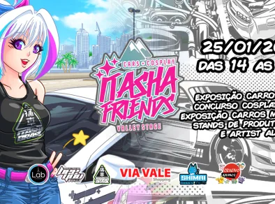 4ª Edição Itasha Friends 2025: Carros, animes e muita diversão chegam ao Via Vale Shopping
