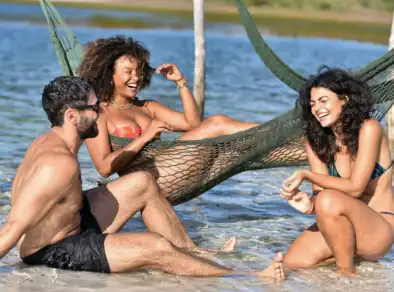 Famosos curtem Baixio na Bahia