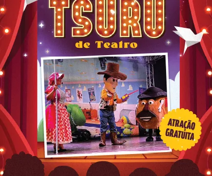 “ Sessão Tsuru de Teatro” Traz Famosos Espetáculos Infantis Gratuitamente