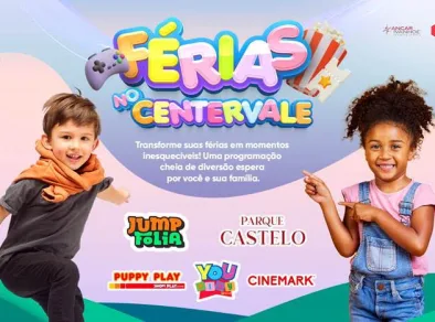 CenterVale Shopping oferece oficinas gratuitas para crianças durante as férias