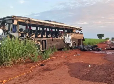 Acidente deixa 12 estudantes mortos no interior paulista