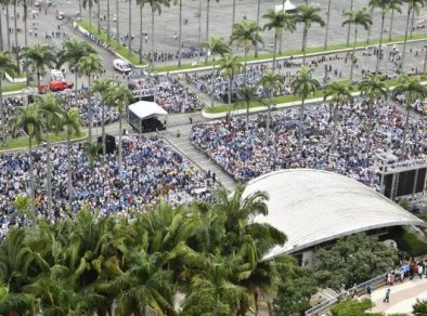 Romaria reuniu 90 mil homens em Aparecida