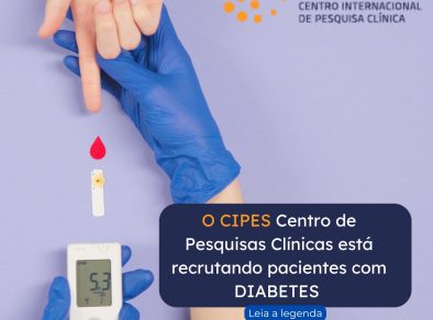 Centro de pesquisa joseense faz estudo com voluntários diabéticos