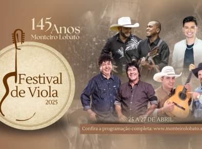 Monteiro Lobato celebra 145 anos com Festival de Viola  
