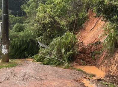 Cemaden emite alerta de chances moderadas de alagamentos e deslizamentos para o Vale do Paraíba 