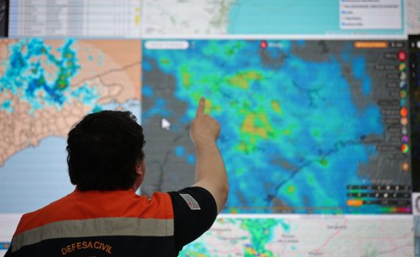 Defesa Civil monitora mudança no tempo neste fim de semana