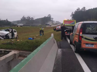 Acidente fatal na Carvalho Pinto após cochilo de motorista deixa mulher morta e cinco feridos
