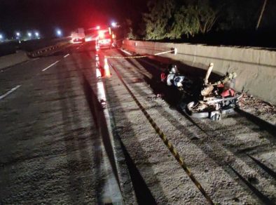 Motociclista morre e dois ficam feridos em acidente na rodovia Dom Pedro I em Jacareí 