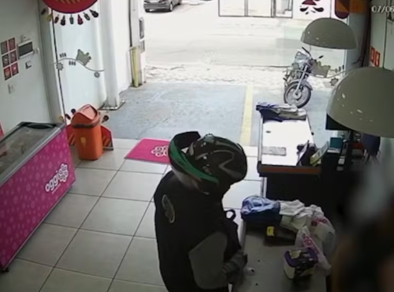Homem finge ser cliente e assalta sorveteria em Caçapava 