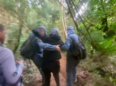 Mulher passa mal durante trilha no Pico dos Marins e é resgatada pelos Bombeiros  