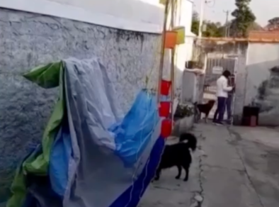 Balão cai em uma casa no Jardim Paraíba em Jacareí 