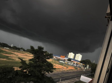 Alerta de tempestade e queda de granizo é emitido para a RMVale 