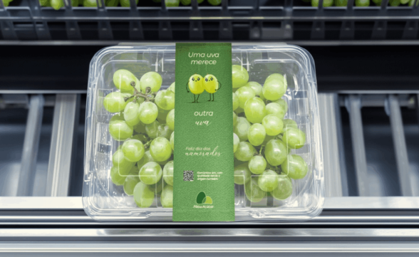 Supermercado transforma embalagens em declarações de amor
