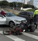 Motociclista é atingido por carro no Jardim Aquarius em São José 