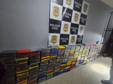Polícia apreende mais de 500 kg de cocaína em São Sebastião 