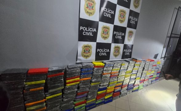 Polícia apreende mais de 500 kg de cocaína em São Sebastião 