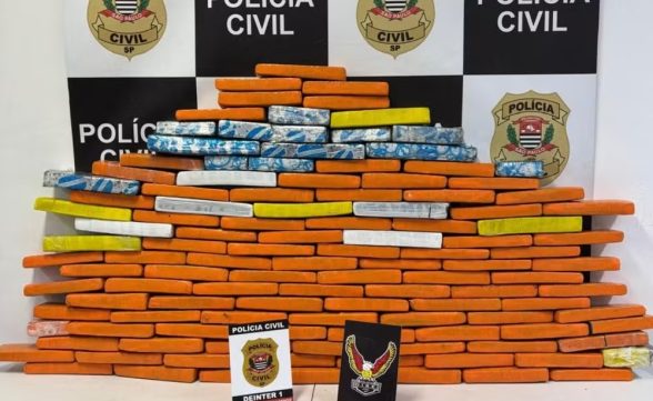 Polícia Civil apreende quase 70kg de maconha em Sjcampos