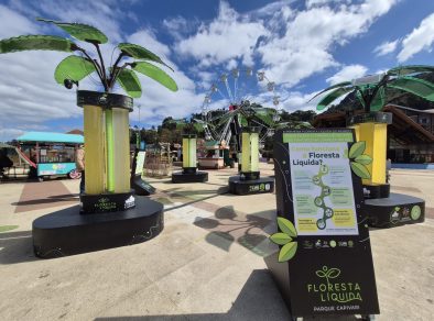 Parque Capivari inaugura a primeira floresta líquida do Brasil capaz de purificar o ar como 200 árvores