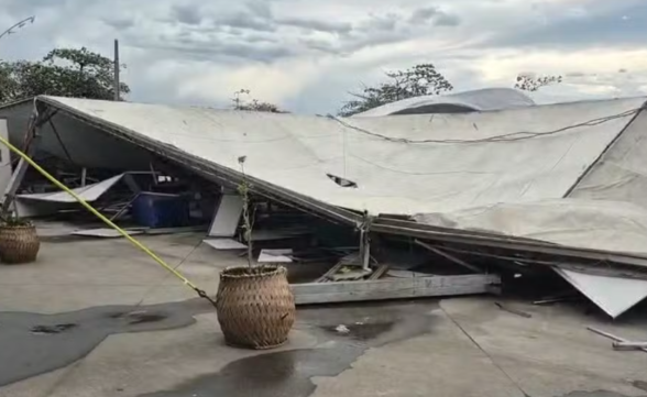 Após estragos com ventania, Prefeitura de Caraguatatuba suspende aulas em toda a rede municipal