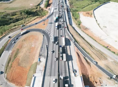 Nova pista marginal da Dutra será liberada em Jacareí nesta segunda (25)