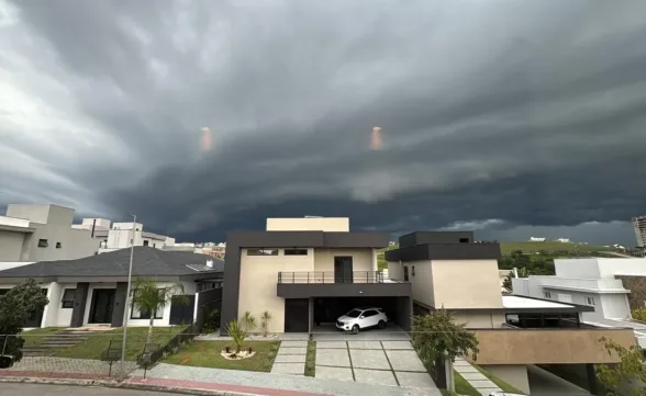 Alerta de temporais é emitido para o Vale do Paraíba e Litoral Norte