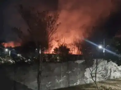 Incêndio atinge área de mata atrás de condomínio no distrito de Eugênio de Melo em São José