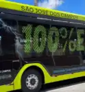Novos ônibus elétricos começam a chegar em SJC em setembro