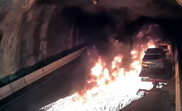 Incêndio no túnel da Tamoios mobiliza bombeiros nesta segunda (08)